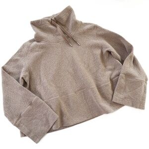 Lululemon Sweatshirt Pullover Womens Medium Large Retreat Yourself Light Brown